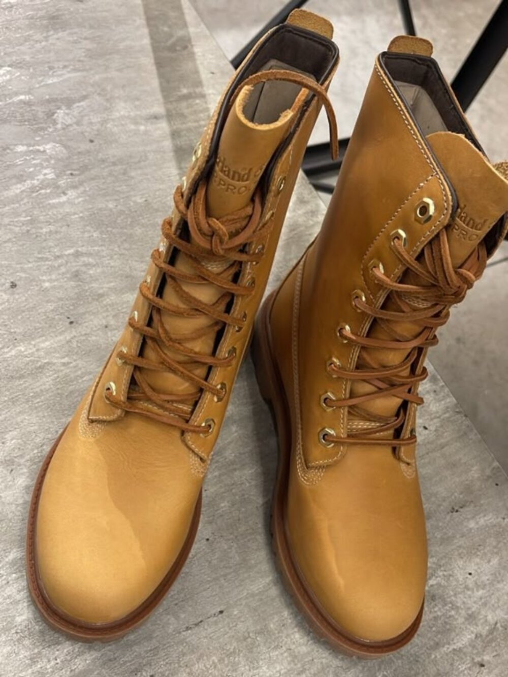 TIMBERLAND WOMEN'S  PREMIUM 6 IN LACE WATERPROOF WHEAT FULL GRAIN A43MX-EN1